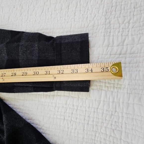 Calvin Klein Flannel Shirt Men's M Medium Black Check Long Sleeve EUC Old Money - Picture 14 of 15